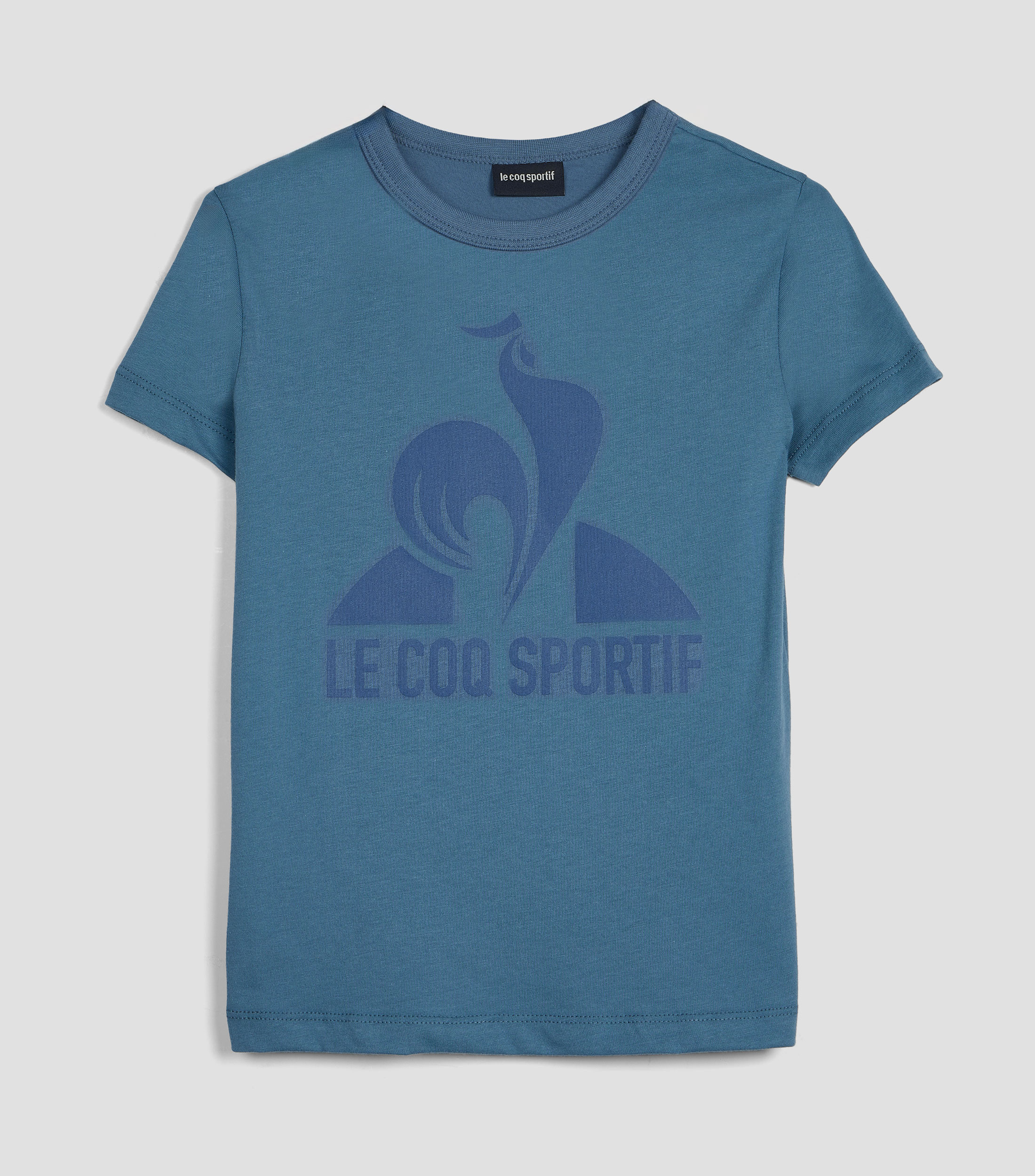 Playera cuello redondo manga corta con estampado Niña